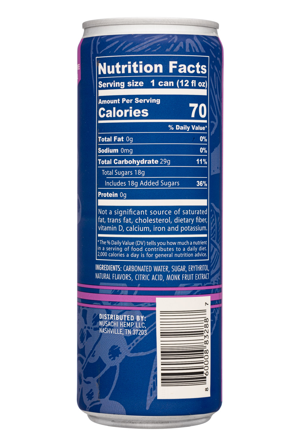 Better Than Booze: BetterThanBooze-12oz-2023-Mocktail-ElderberryGT-Facts