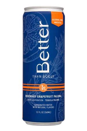 Better Than Booze: BetterThanBooze-12oz-2023-Mocktail-RosemaryGrapefruitPaloma-Front