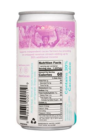 bevCacao: BevCacao-8oz-2022-CacaoJuice-Facts
