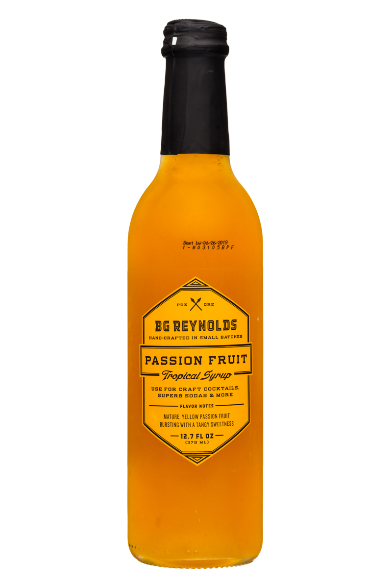 BG Reynolds: BGReynolds-13oz-TropicalSyrup-PassionFruit-Front