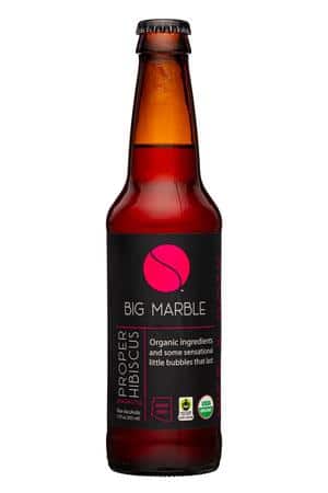 Big Marble Organics: BigMarble-12oz-2025-NA-ProperHibiscus-Front