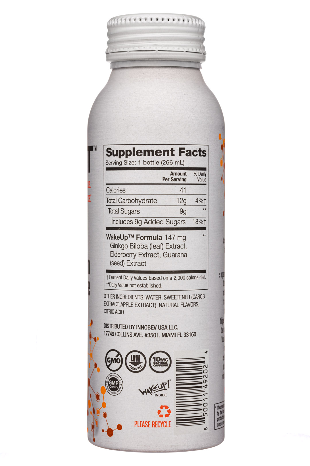 BioLift: BioLift-9oz-2020-DietSupp-MandarinOrange-Facts