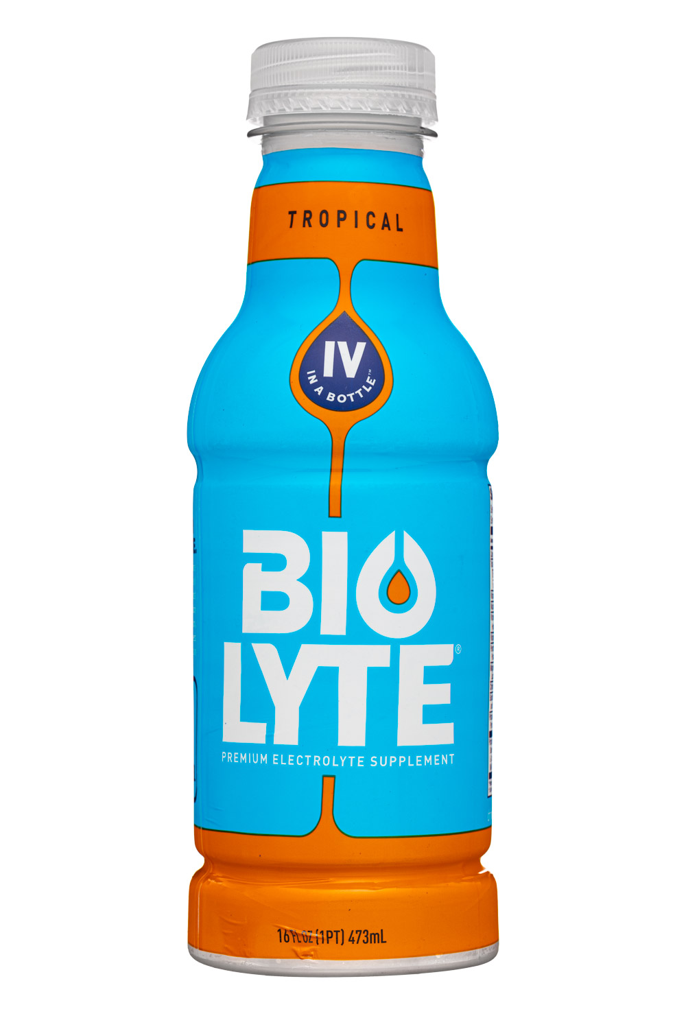 BIOLYTE: BioLyte-16oz-2025-Electrolyte-Tropical-Front