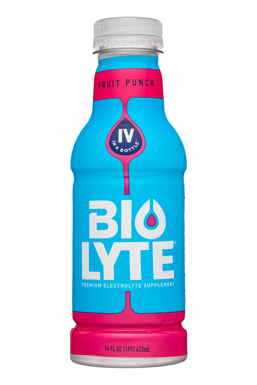 BIOLYTE: BioLyte-16oz-2025-Electrolyte-FruitPunch-Front