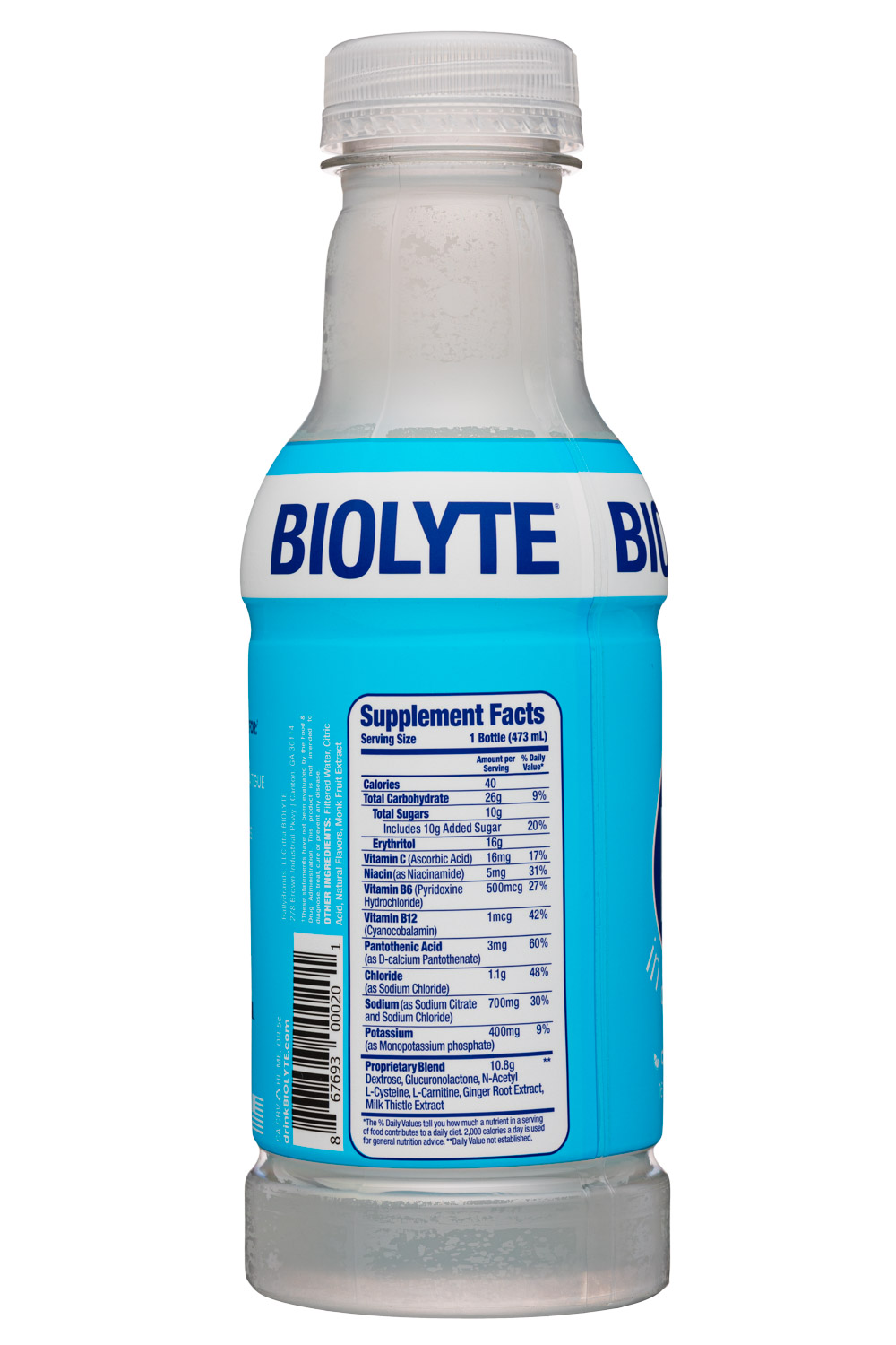 The IV in a bottle - Citrus Flavor | Biolyte | BevNET.com Product