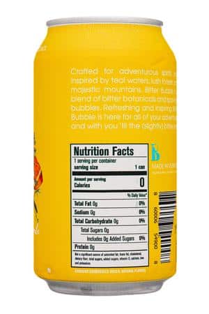Bitter Bubble: BitterBubble-12oz-2022-BittersSoda-BloodOrangeChamomile-Facts