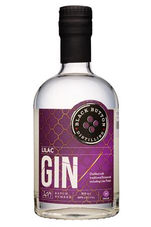 Black Button Distilling: BlackButtonDistilling-375ml-2021-LilacGin