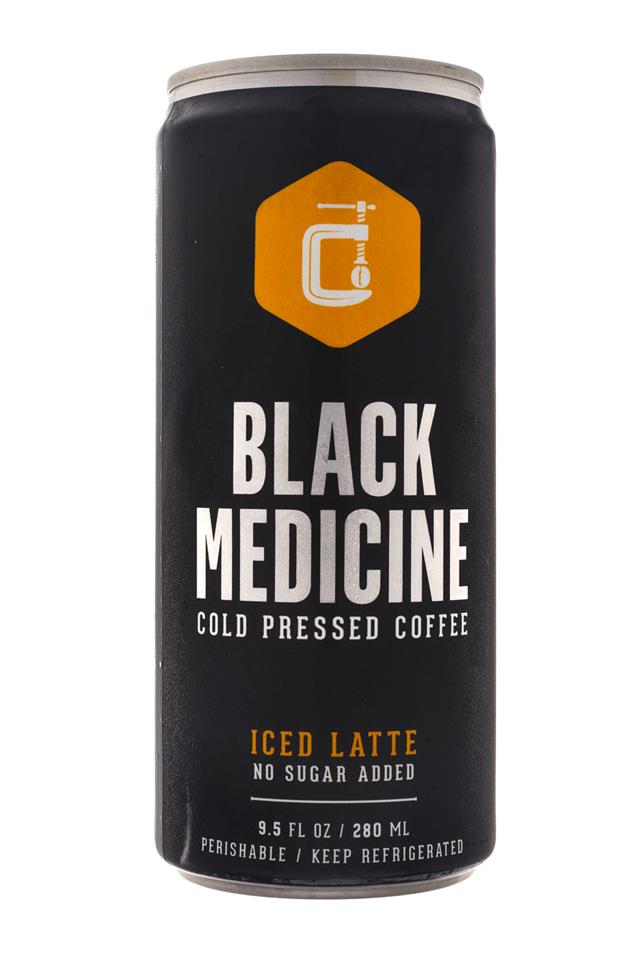 Black Medicine Iced Coffee: BlackMedicine-10oz-ColdPress-IcedLatte-NoSugar-Front