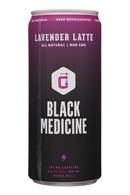 Black Medicine Iced Coffee: BlackMedicine-10oz-LavenderLatte-Front