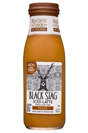 Black Stag Lattes: BlackStag-14oz-2020-IcedLatte-Mocha-Front