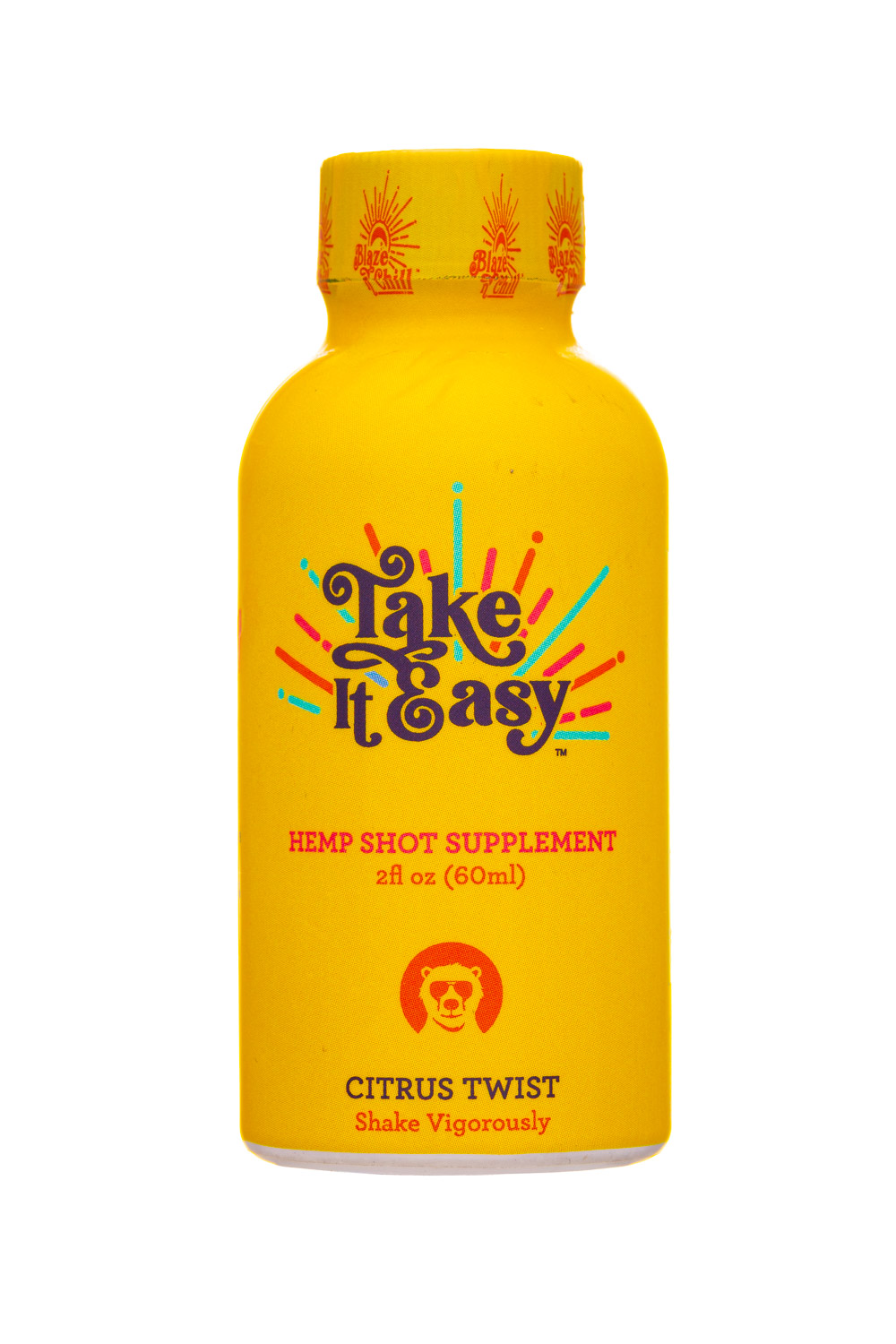 Blaze n Chill: BlazeAndChill-2oz-2024-Supp-TakeItEasy-Front