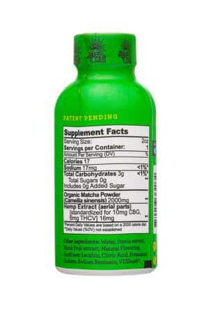Blaze n Chill: BlazeAndChill-2oz-2024-Supp-Matcha-Facts