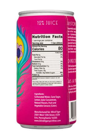 Blind Tiger Spirit-Free Cocktails: BlindTiger-8oz-2023-LavenderFrench75-Facts