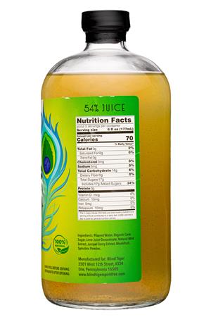 Blind Tiger Spirit-Free Cocktails: BlindTiger-32oz-2021-NonAlcCocktail-Southside-Facts