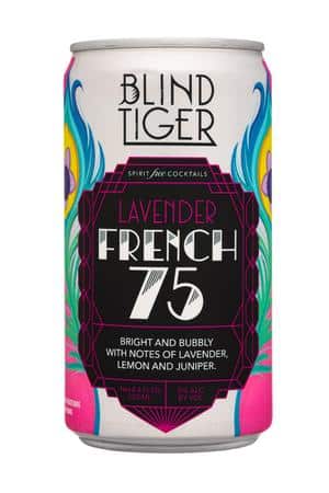 Blind Tiger Spirit-Free Cocktails: BlindTiger-8oz-2023-LavenderFrench75-Front