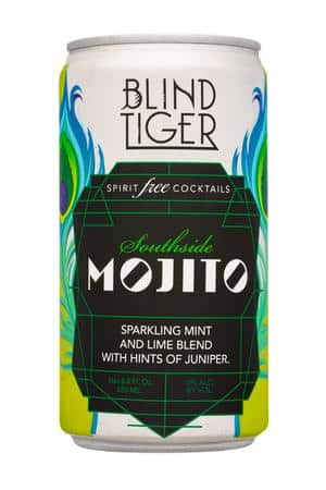 Blind Tiger Spirit-Free Cocktails: BlindTiger-8oz-2026-NACocktails-Mojito-Front