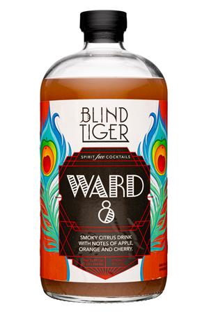 Blind Tiger Spirit-Free Cocktails: BlindTiger-32oz-2021-NonAlcCocktail-Ward8-Front