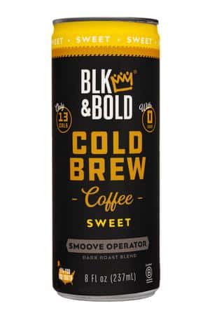 Blk & Bold: BLKAndBold-7oz-2023-ColdBrew-Sweet-Front