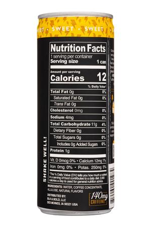 Blk & Bold: BLKAndBold-7oz-2023-ColdBrew-Sweet-Nitro-Facts