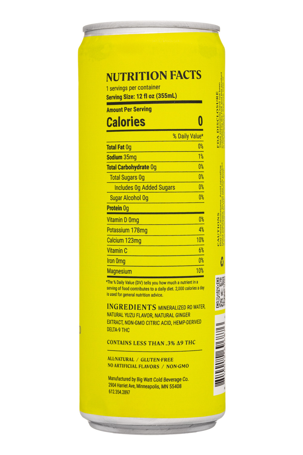 BLNCD: BLNCD-12oz-2023-Cannabis-YuzuGinger-Facts