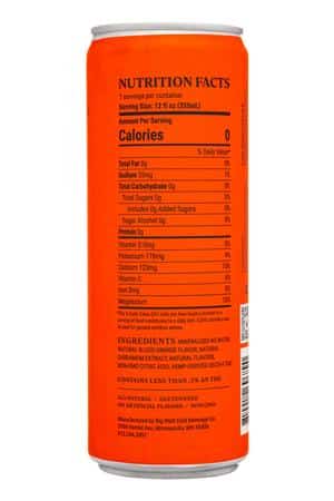 BLNCD: BLNCD-12oz-2023-Cannabis-BloodOrangeCardamom-Facts