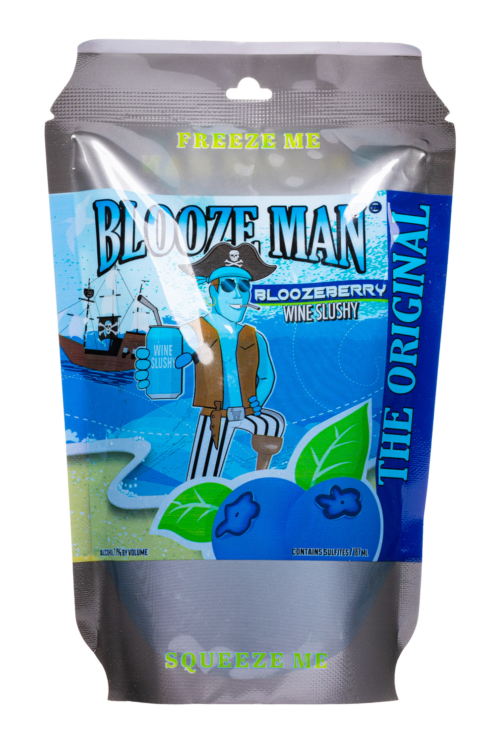 Blooze Man: BloozeMan-187ml-2021-Slushy-Bloozeberry
