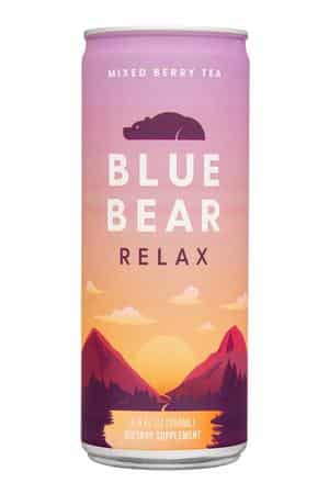 Blue Bear: BlueBear-8oz-2023-Tea-MixedBerry-Relax-Front