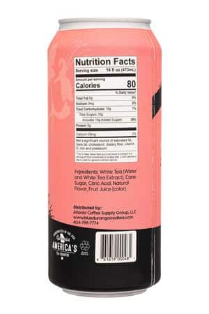 Blue Durango Iced Tea: BlueDurango-16oz-2024-IcedTea-LunaBlossom-Facts