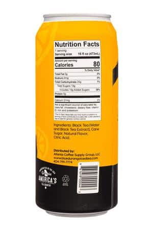 Blue Durango Iced Tea: BlueDurango-16oz-2024-IcedTea-LongArmCitrus-Facts