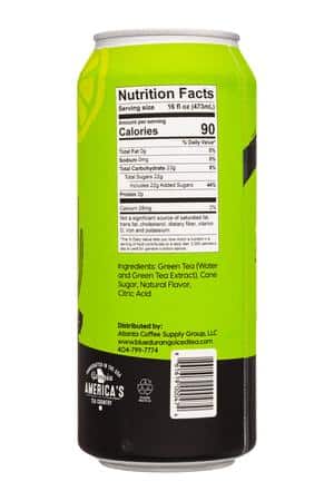 Blue Durango Iced Tea: BlueDurango-16oz-2024-IcedTea-SideWinder-Facts