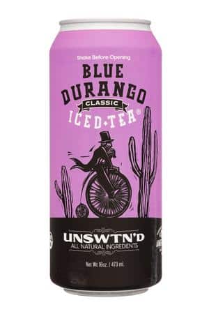 Blue Durango Iced Tea: BlueDurango-16oz-2024-IcedTea-Unswtnd-Front