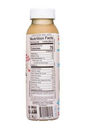 Blue Stripes Urban Cacao: BlueStriples-10oz-2024-CacaoWater-PassionFruit-Facts