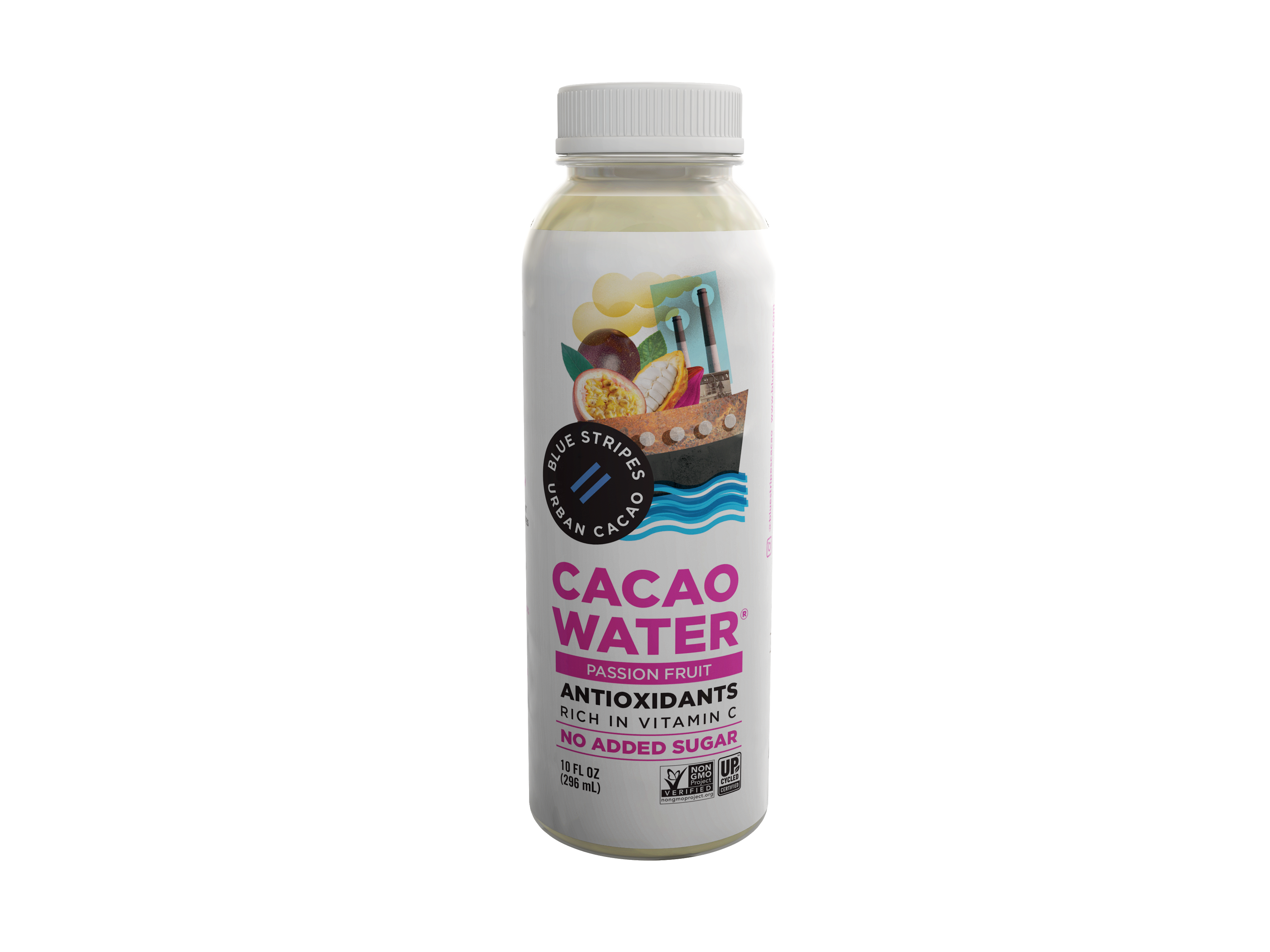 Blue Stripes Urban Cacao: Photo of Cacao Water - Passion Fruit - Blue Stripes Urban Cacao (uploaded by company)