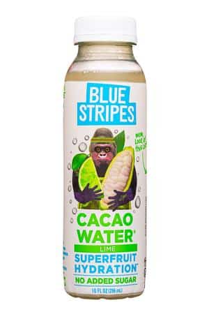 Blue Stripes Urban Cacao: BlueStriples-10oz-2024-CacaoWater-Lime-Front