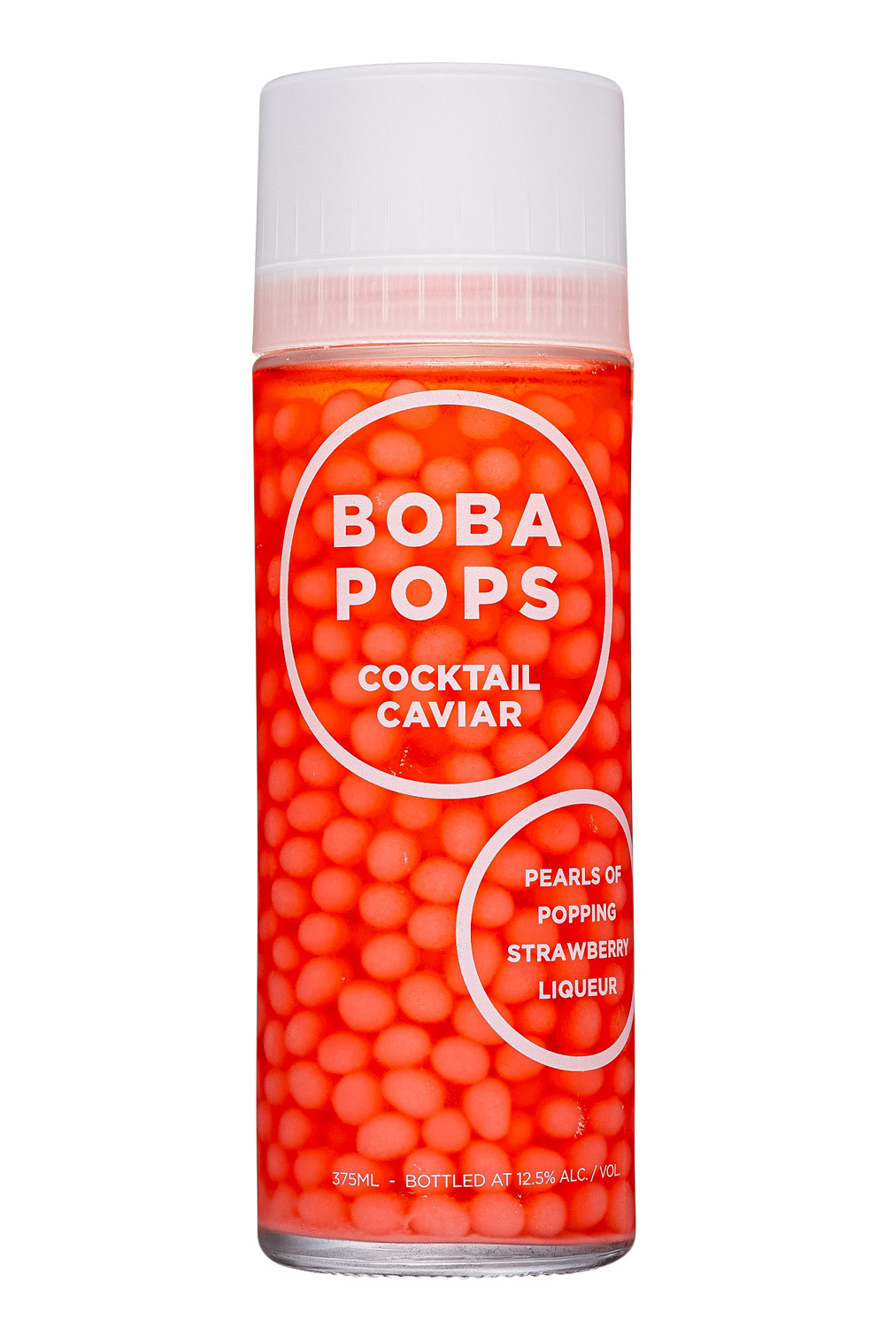 Pearls of Popping Strawberry Liqueur