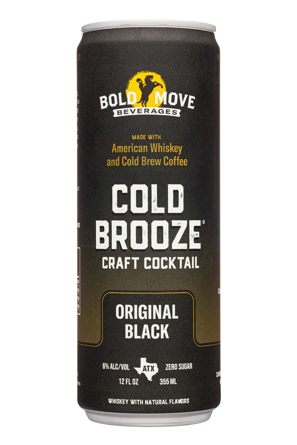 Bold Move Beverages: BoldMove-12oz-2023-ColdBooze-OriginalBlack