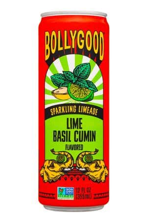 Bollygood: Bollygood-12oz-2023-SparklingLimeade-LimeBasilCumin-Front