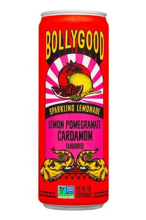 Bollygood: Bollygood-12oz-2023-SparklingLemonade-LemonPomCardamom-Front