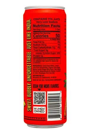 Bollygood: Bollygood-12oz-2023-SparklingLemonade-LemonGingerMint-Facts