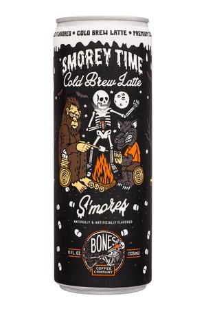 Bones Coffee Company: BonesCoffeeCo-11oz-2024-CBLatte-Smores-Front