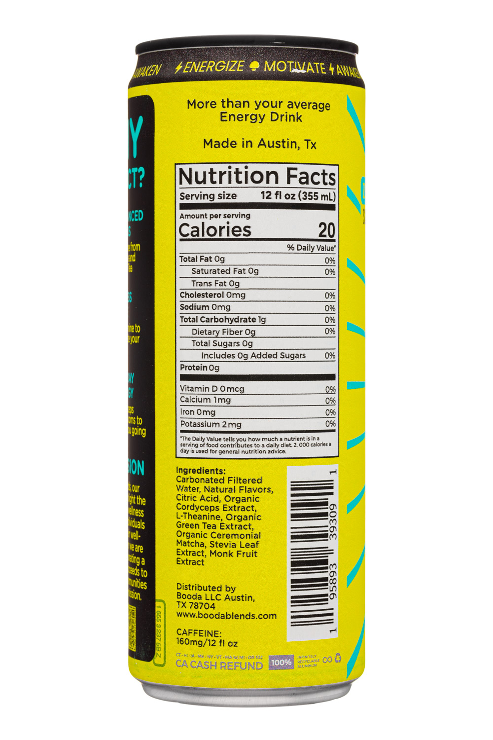 Booda: Booda-12oz-2024-PerfectEnergy-YuzuSunrise-Facts