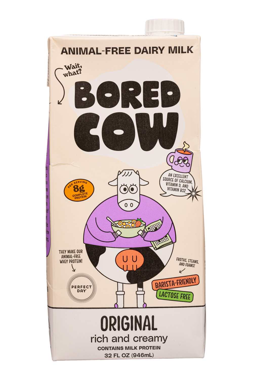 Bored Cow: BoredCow-32oz-2024-Milk-Original-Front
