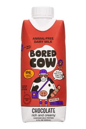 Bored Cow: BoredCow-11oz-2023-PBMilk-Choc-Front