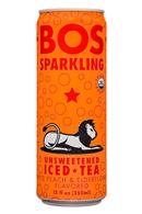 Bos: BosSparkling-12oz-UnsweetIcedTea-Sparkling-PeachElder-Front