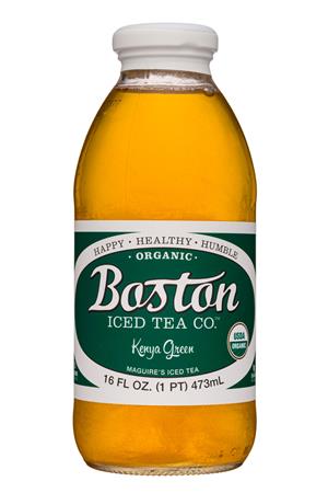 Boston Iced Tea Co.: BostonIcedTeaCo-16oz-2020-KenyaGreen-Front
