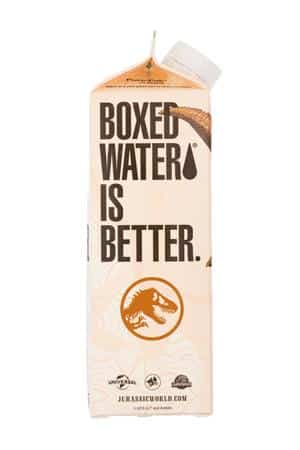 Boxed Water Is Better: BoxedWater-32oz-2023-JurassicWorld-Carnotaurus-Front
