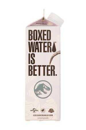 Boxed Water Is Better: BoxedWater-32oz-2023-JurassicWorld-Velociraptor-Front