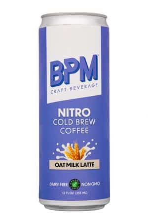 BPM Craft Beverage: BPM-12oz-2025-Nitro-ColdBrew-OatMilkLatte-Front