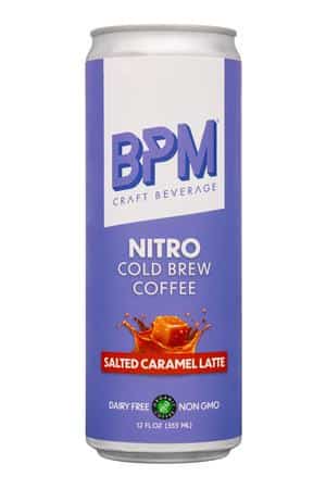 BPM Craft Beverage: BPM-12oz-2025-Nitro-ColdBrew-SaltedCaramelLatte-Front