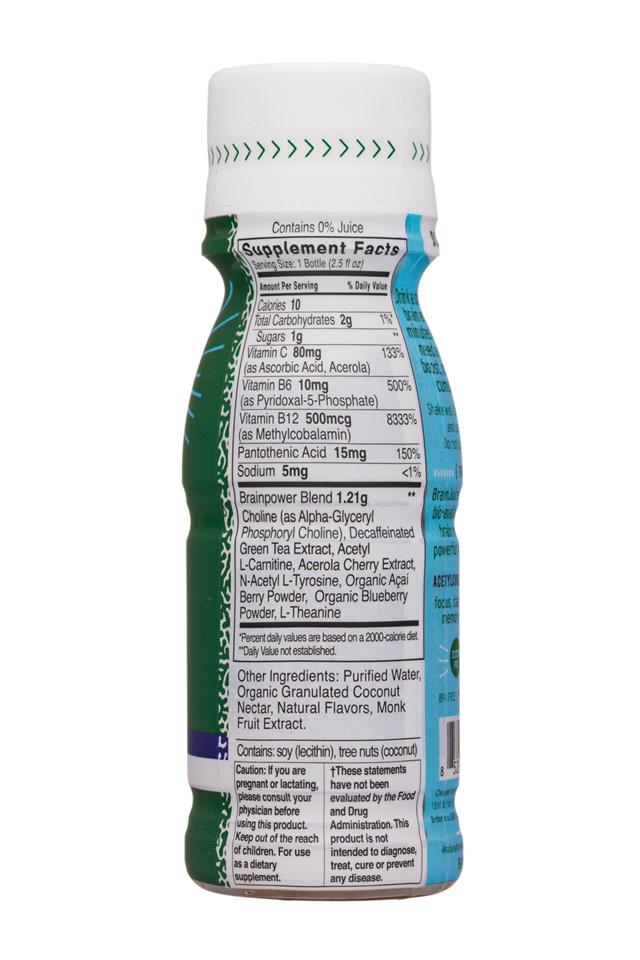 Brain Juice: BrainJuice-3oz-CaffeineFree-Facts